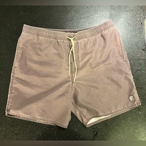 O'Neill Cruzers Board Shorts Mens Size XL Purple Drawstring- Perfect Swim Trunk